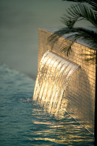 Silkflow Pool Waterfall - Poolshop.com.au Silkflow Pool Waterfall - Poolshop.com.au